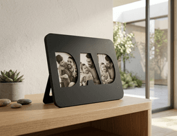 DAD Photo Frame, Father’s Day Gift from Son, Daughter, Picture Frame, Desk or Wall Decor, Printable 3d model