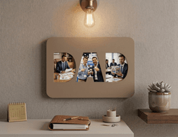 DAD Photo Frame, Father’s Day Gift from Son, Daughter, Picture Frame, Desk or Wall Decor, Printable 3d model