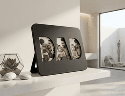 DAD Photo Frame, Father’s Day Gift from Son, Daughter, Picture Frame, Desk or Wall Decor, Printable 3d model