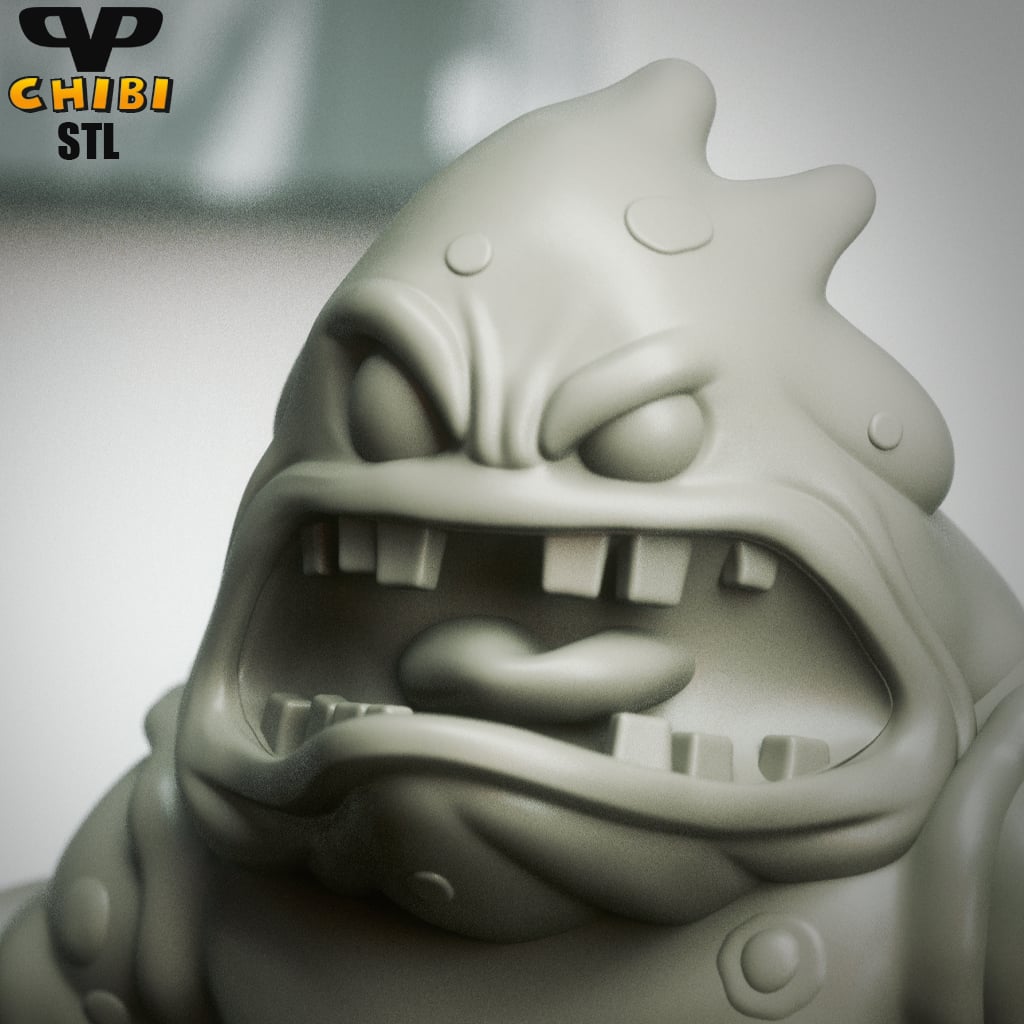 Clayface Chibi STL for 3D Printing ChibiSTL 3DXM 3d model