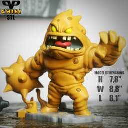 Clayface Chibi STL for 3D Printing ChibiSTL 3DXM 3d model