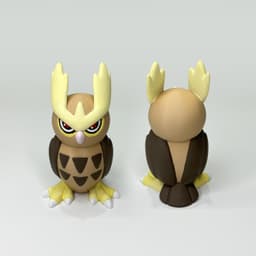 Noctowl (Easy Print No Supports) 3d model