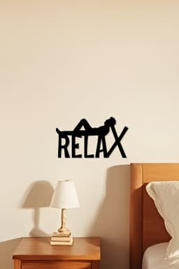 Relax Wall Art, Wall Decor, Home Decor 3d model