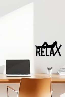Relax Wall Art, Wall Decor, Home Decor 3d model