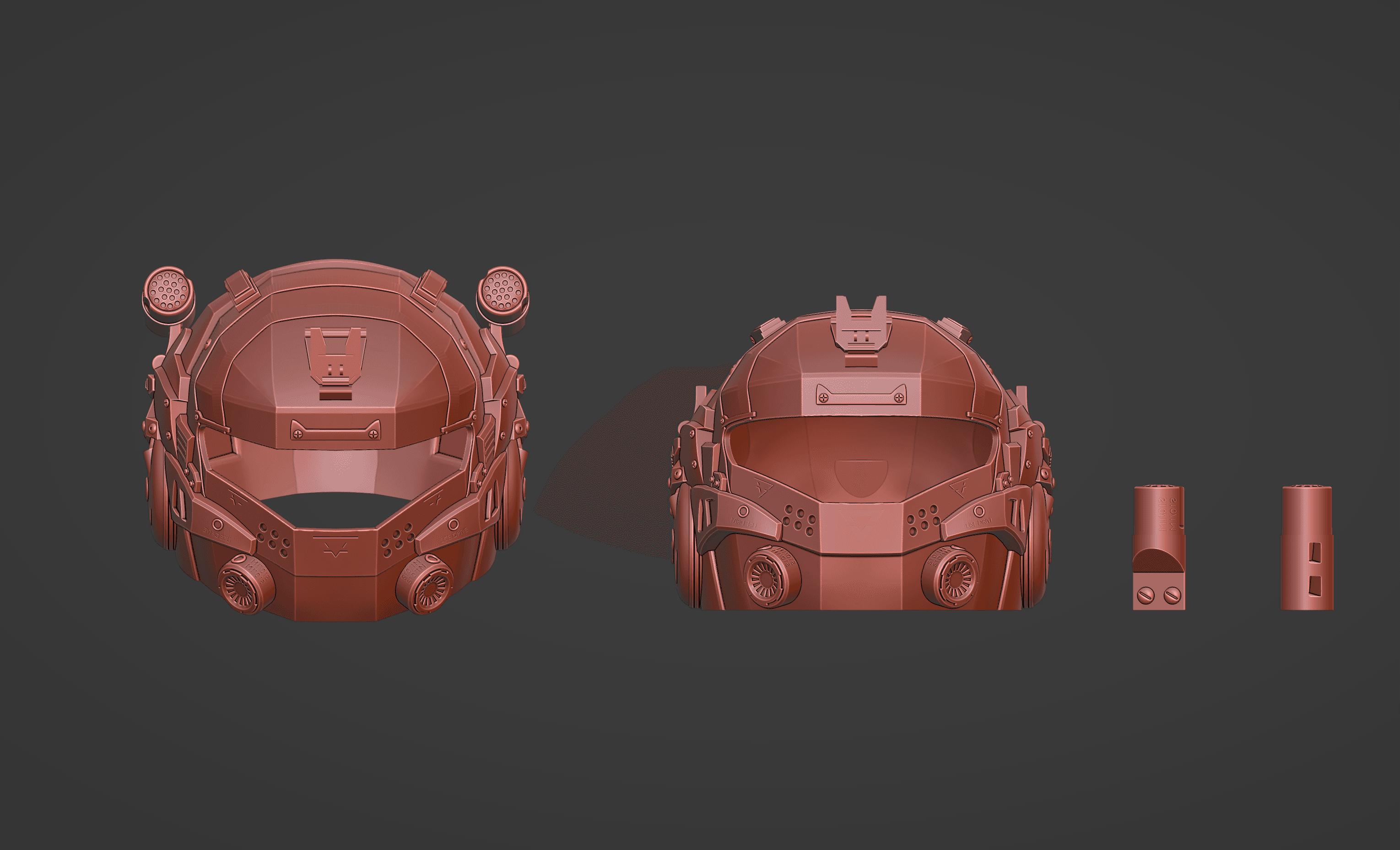 TitanFall Puls Blade Helmet 3d model