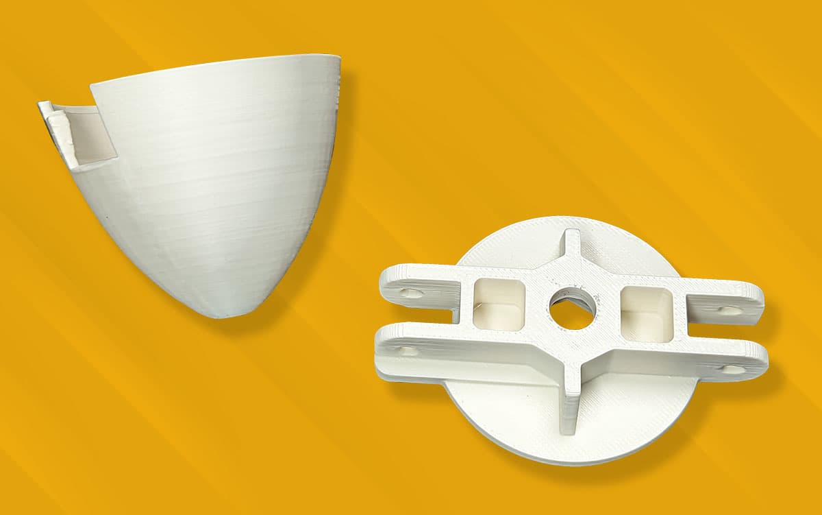 Multiplex Easyglider Propeller Hub and Spinner 3d model