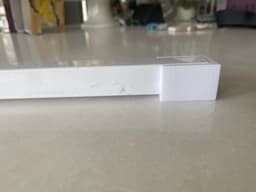 20x20mm Square Tube Cover with height adjustment 3d model