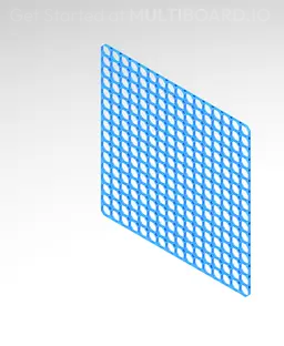 16x16 MU - MultiBoard Octagon Plate 3d model