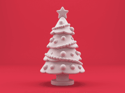 Christmas Tree Bundle – 5 Stylized 3D Printable Holiday Trees 3d model