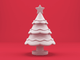 Christmas Tree Bundle – 5 Stylized 3D Printable Holiday Trees 3d model