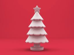Christmas Tree Bundle – 5 Stylized 3D Printable Holiday Trees 3d model