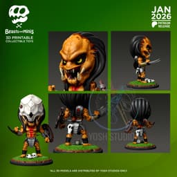 Predator Prey Mini 3D Printer File STL 3d model