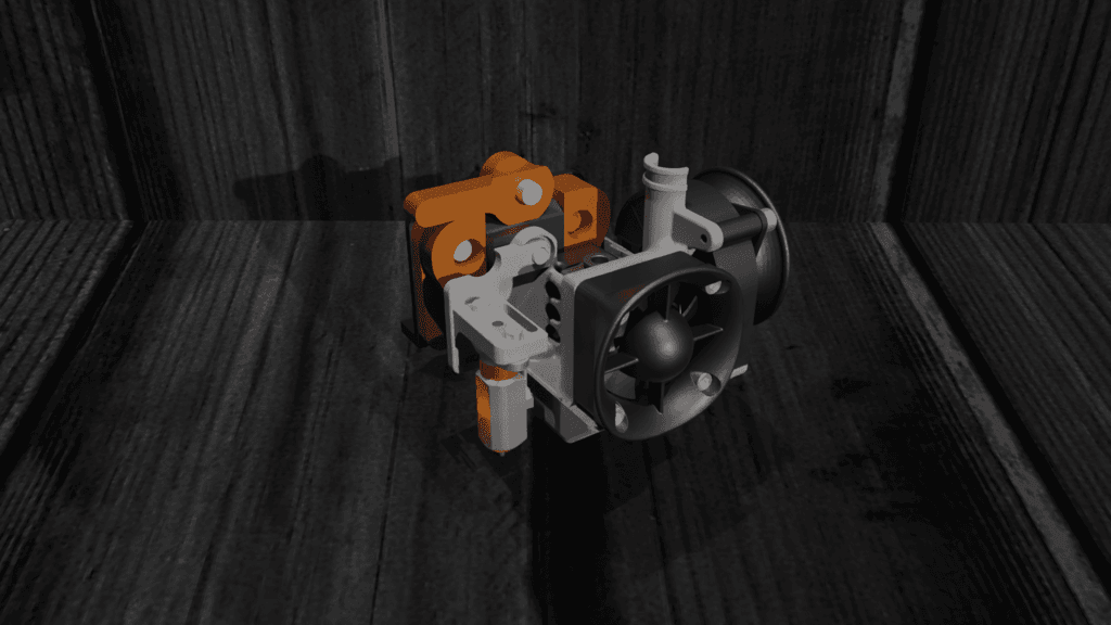 Grey Squirrel Compact Toolhead 3d model