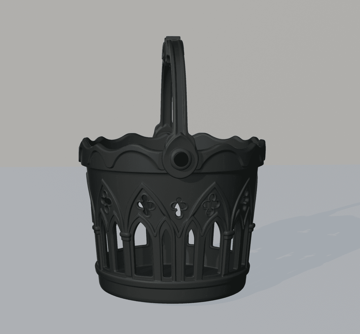 Gothic Easter Basket 3d model