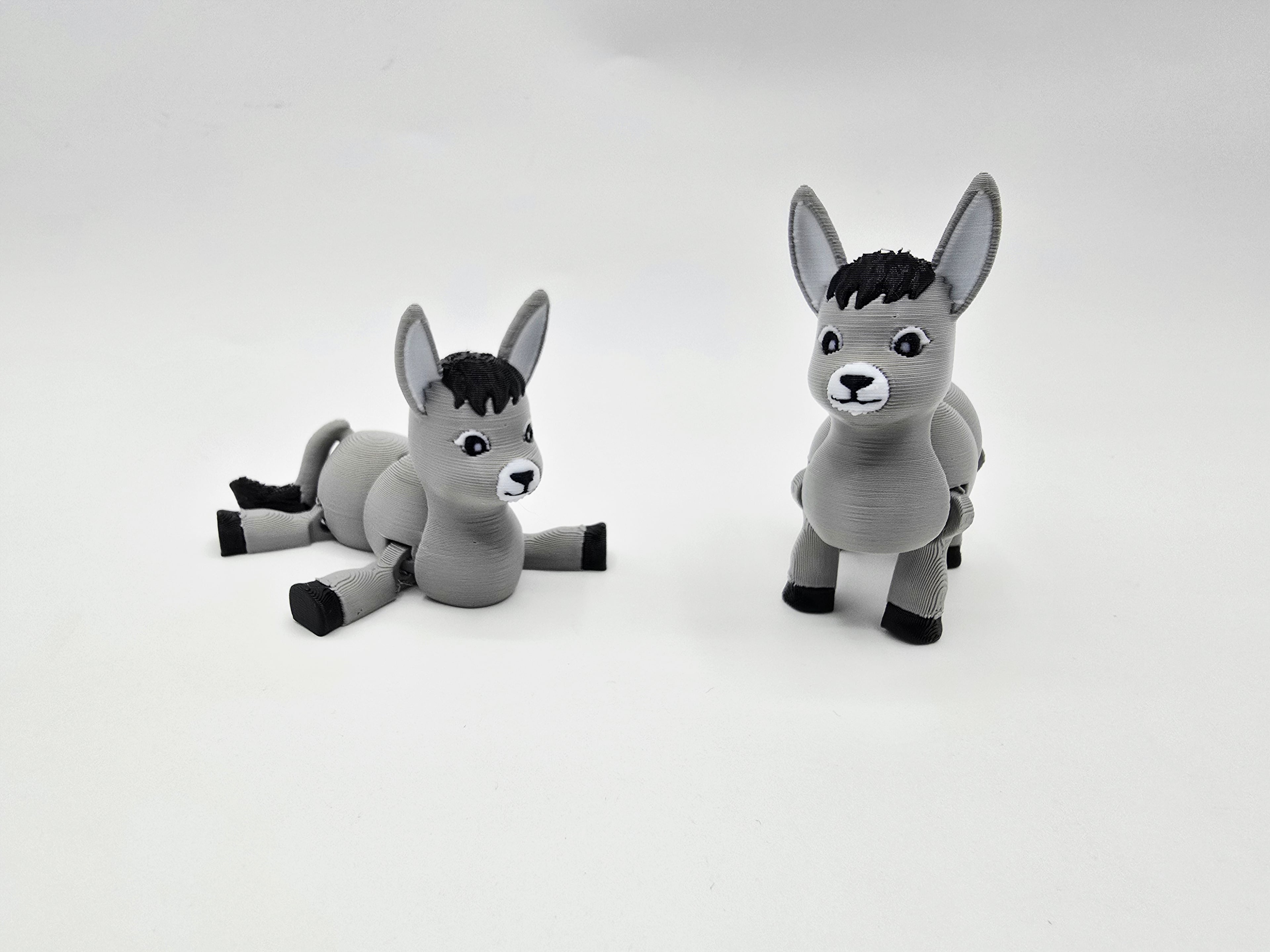Cute Flexi Donkey Pocket Pet 3d model