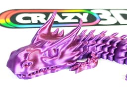 Ultra articulated Dragon - big 270mm 3d model