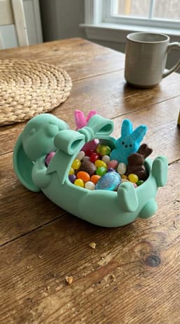 Bow-Tie Bunny Catchall & Candy Bowl 3d model