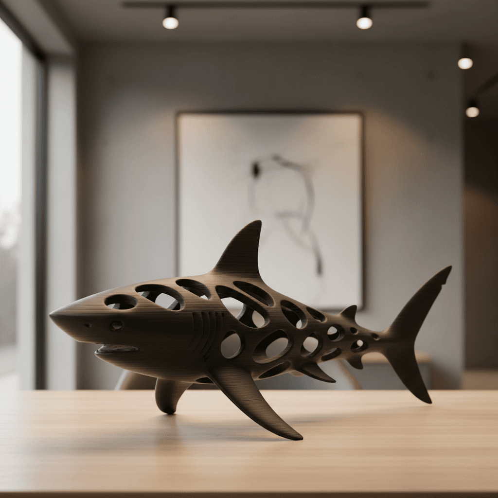 Geometric Resin Figure STL 3d model