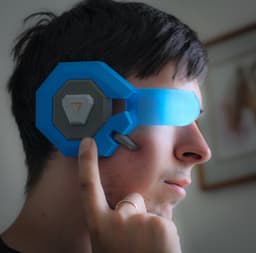 Soldier 76 Eye Visor – Jack Morrison Face Piece – Overwatch Cosplay – Split Parts FDM 3d model