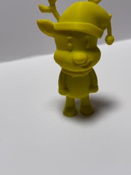 Christmas reindeer figurine 3d model