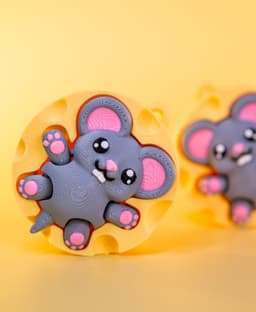 Clicky Mouse in Cheese Fidget | Subscriber Exclusive 3d model