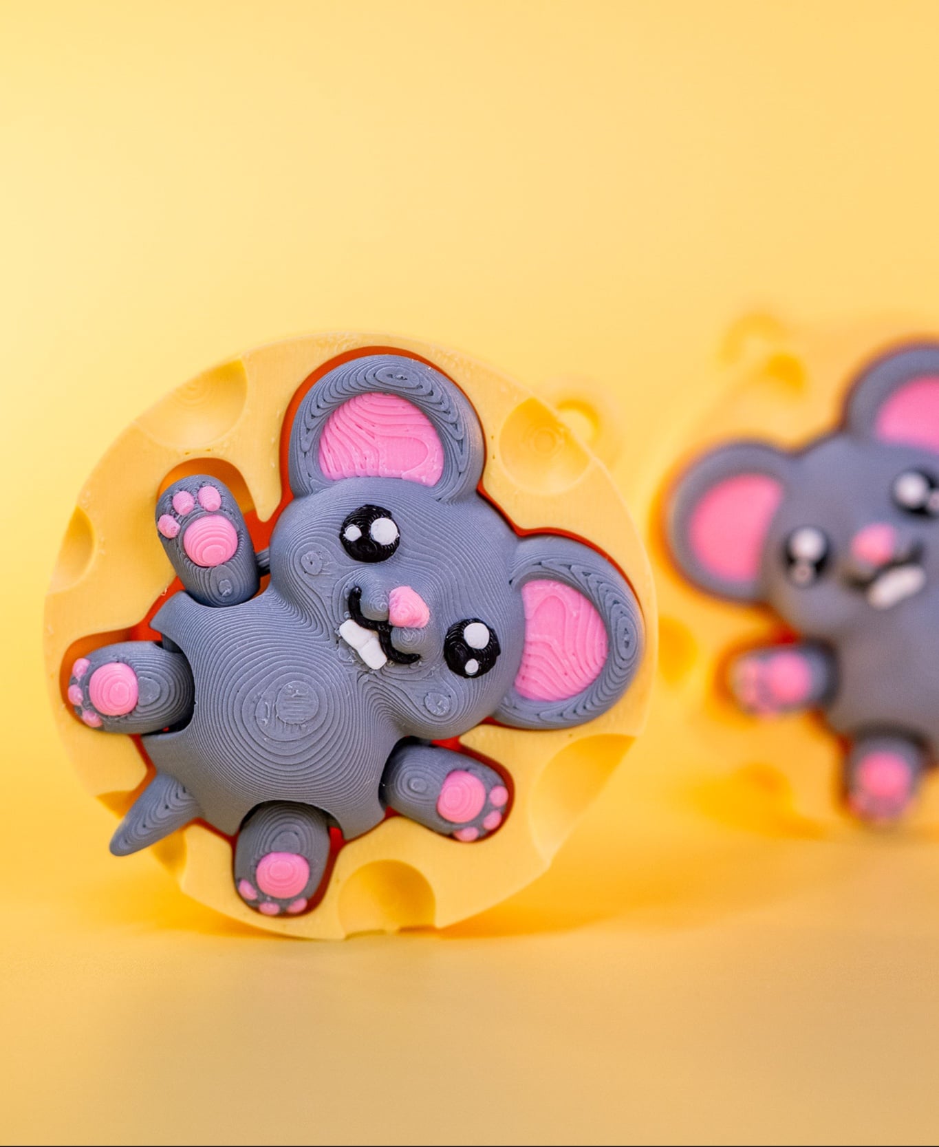 Clicky Mouse in Cheese Fidget | Subscriber Exclusive 3d model