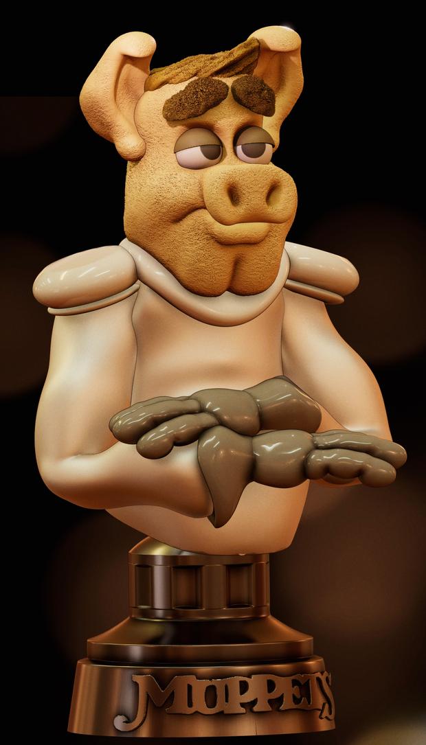 Link Hogthrob from Muppets 3d model