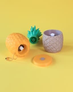 Pineapple Fidget Clicker keychain — Tropical Twist in Every Press! 3d model