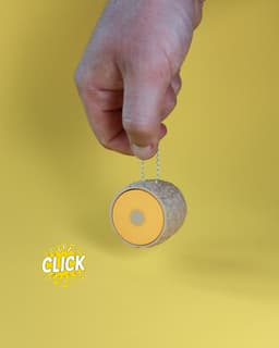 Pineapple Fidget Clicker keychain — Tropical Twist in Every Press! 3d model