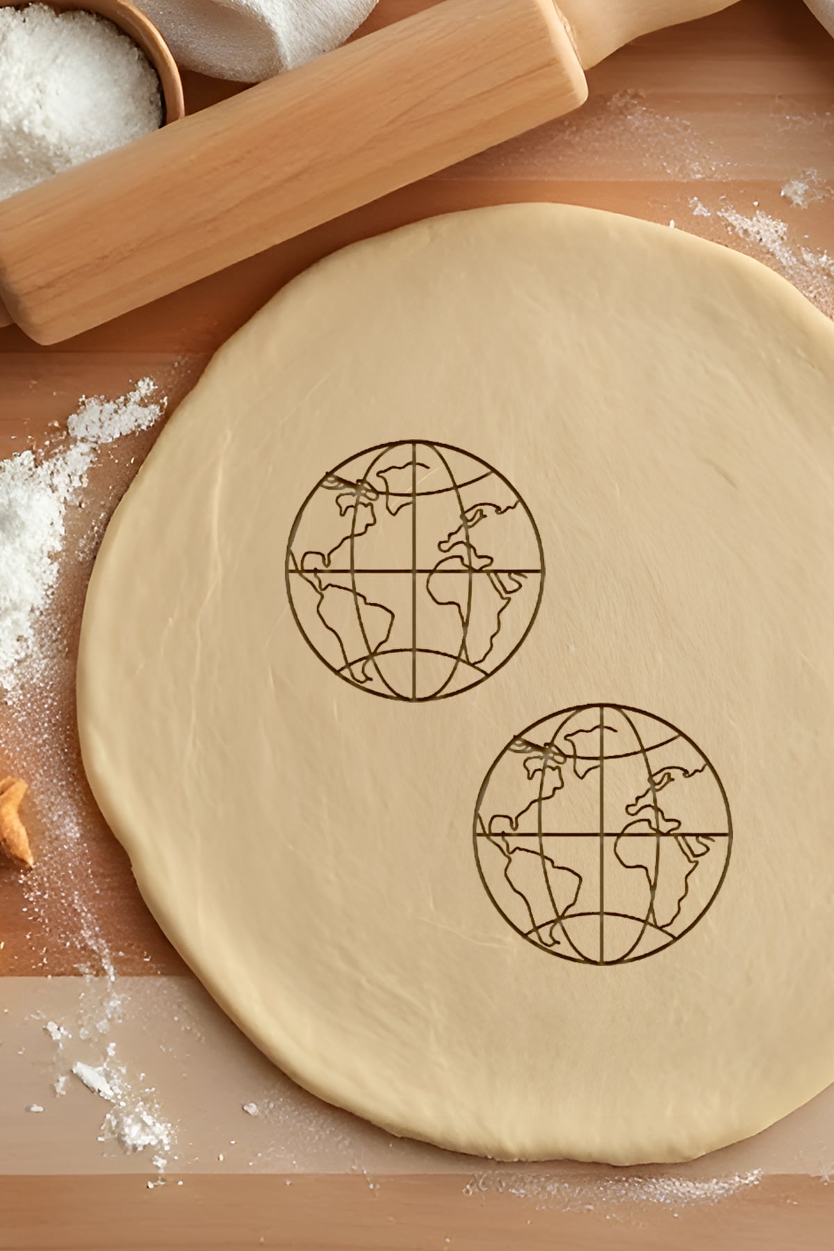 World Cookie Cutter, Biscuit Cutter 3d model