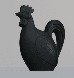 Rooster Watering Can – Farmhouse Planter Watering Pot 3d model