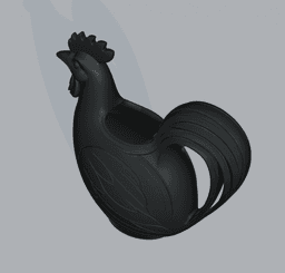 Rooster Watering Can – Farmhouse Planter Watering Pot 3d model