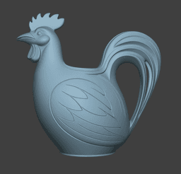 Rooster Watering Can – Farmhouse Planter Watering Pot 3d model