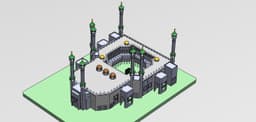 3D design of Al-Masjid Al-Haram in Mecca- تصميم ثلاثي الأبعاد للمسجد الحرام في مكة المكرمة 3d model