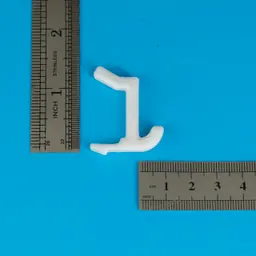 EZPZ Pegboard Hook // 5mm Hook 3d model