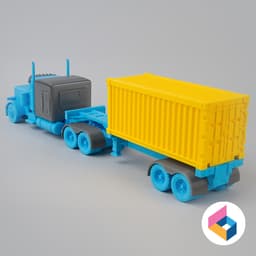 Container scale model 3d model
