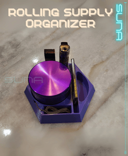 Rolling Supply Organizer - 2 Versions 3d model