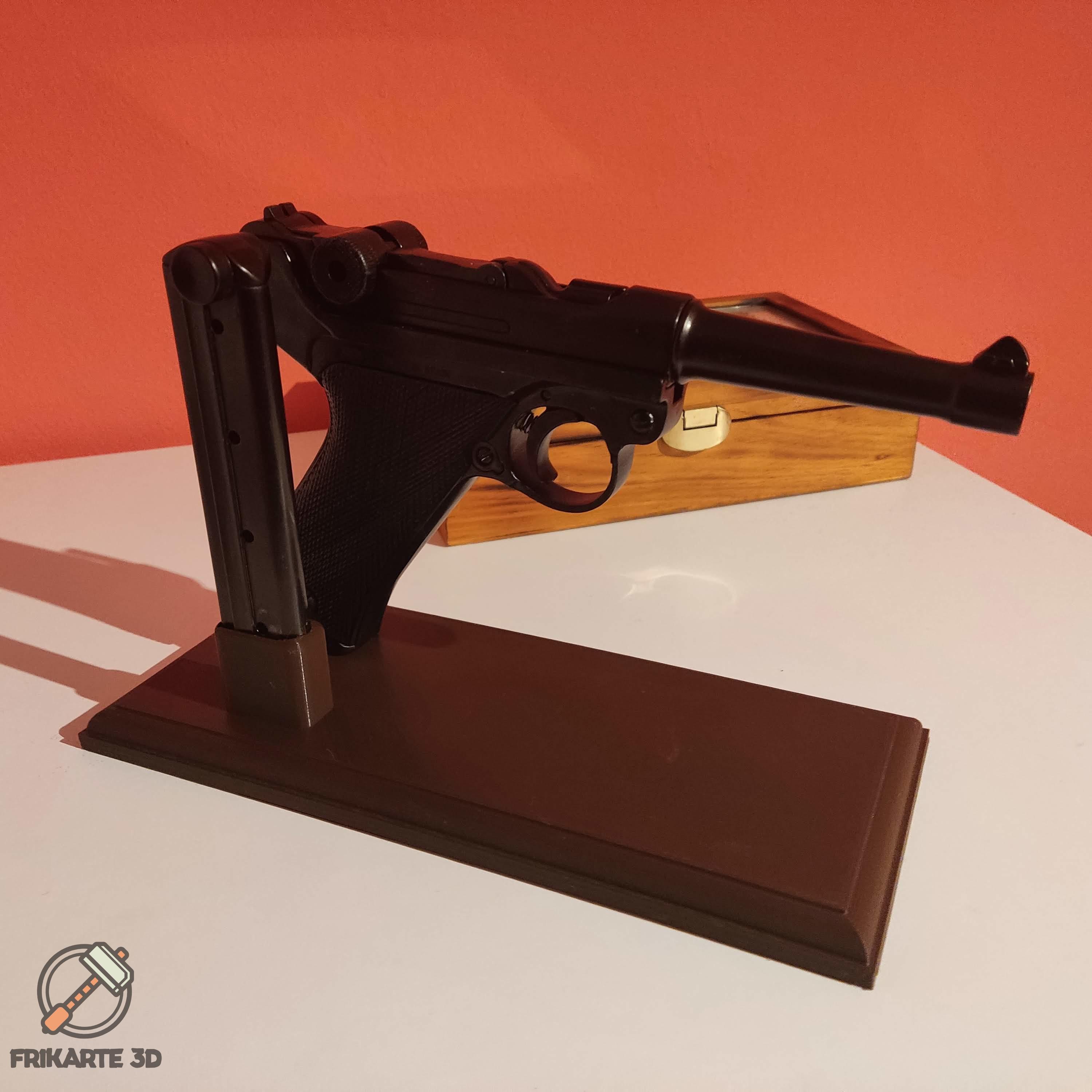 Parabellum Luger P08 Gun Display Stand 3d model