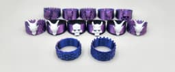 Dragon and Skull ring bundle 3d model