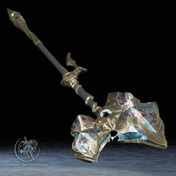 Jayce Corrupted Hammer 3D Printer STL File 3d model