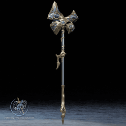 Jayce Corrupted Hammer 3D Printer STL File 3d model