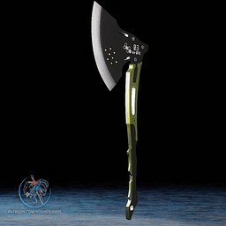 Kaiju Killer Axe 3D Printer File STL 3d model