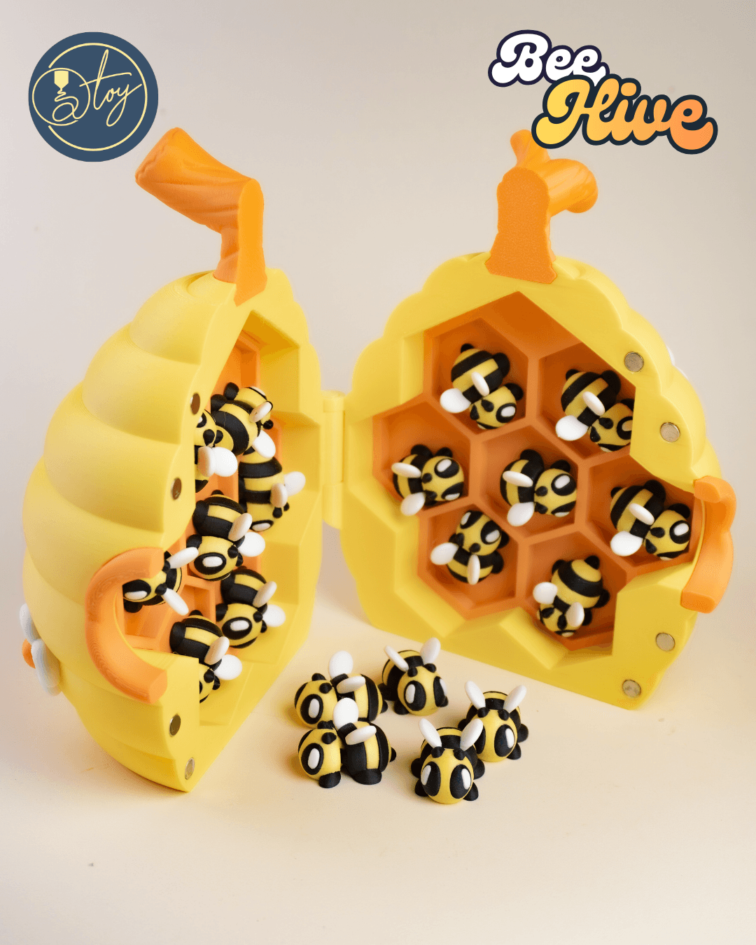 BEE HIVE – MODULAR MAGNETIC DISPLAY SET 3d model