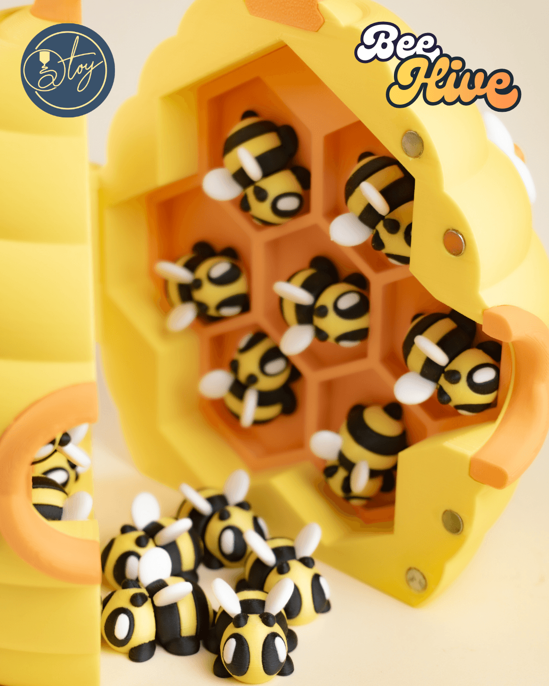 BEE HIVE – MODULAR MAGNETIC DISPLAY SET 3d model