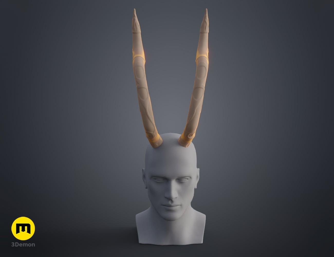 Satyr Horns 3d model