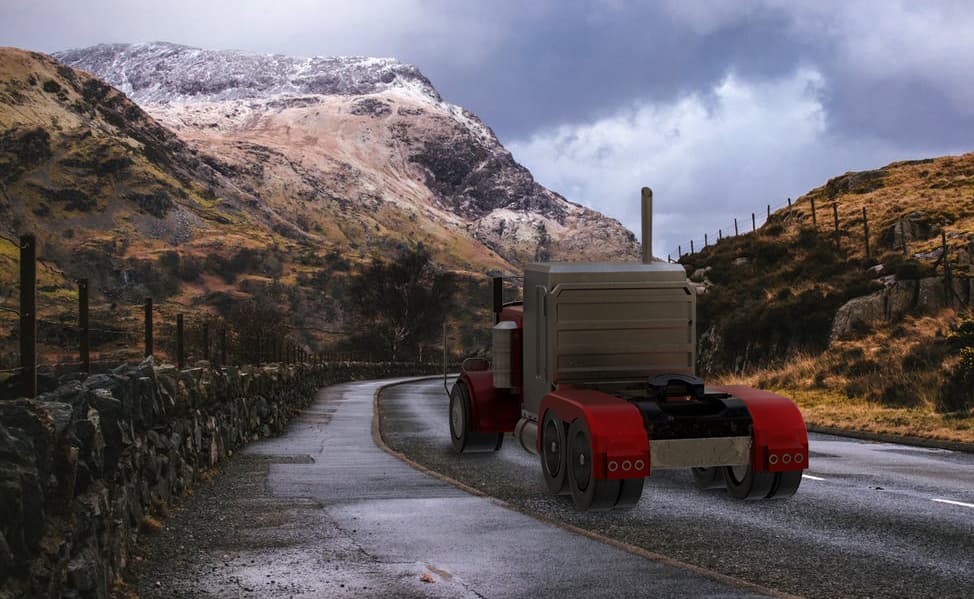 Optimus Prime Truck 3d model