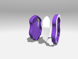 Frame for a Badge 3d model