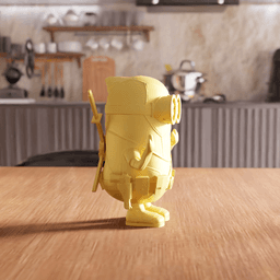 Chibi Superhero Mashup Minion Figurine 3d model