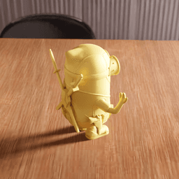 Chibi Superhero Mashup Minion Figurine 3d model