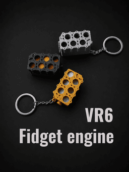 Fidget engine Vr6 3d model